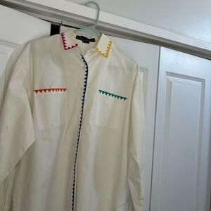 Birch Bros  by eagle eye embroidered shirt-vintage